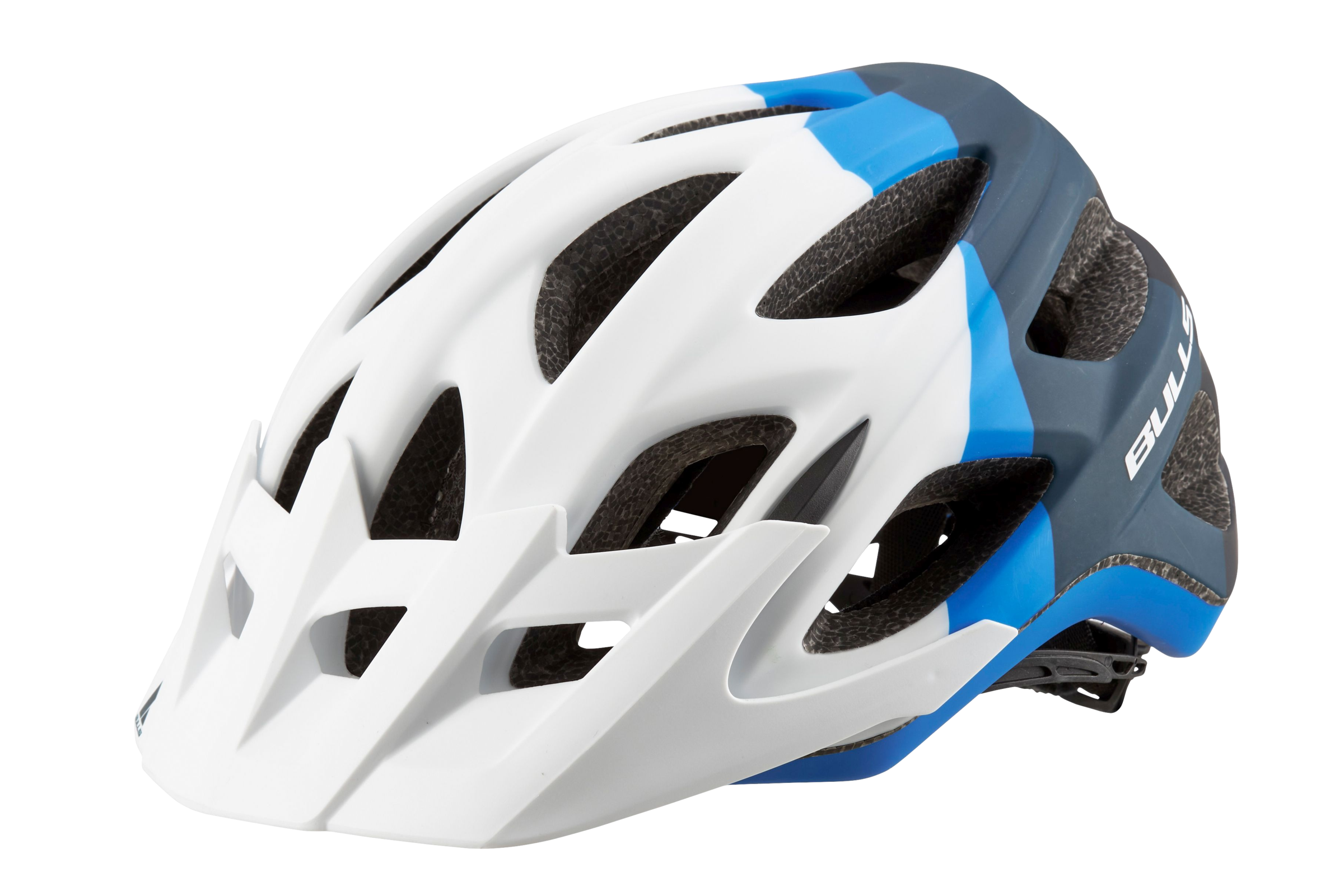 Bulls - Wild Edge Erwachsene - Unisex MTB Helm weiß/blau