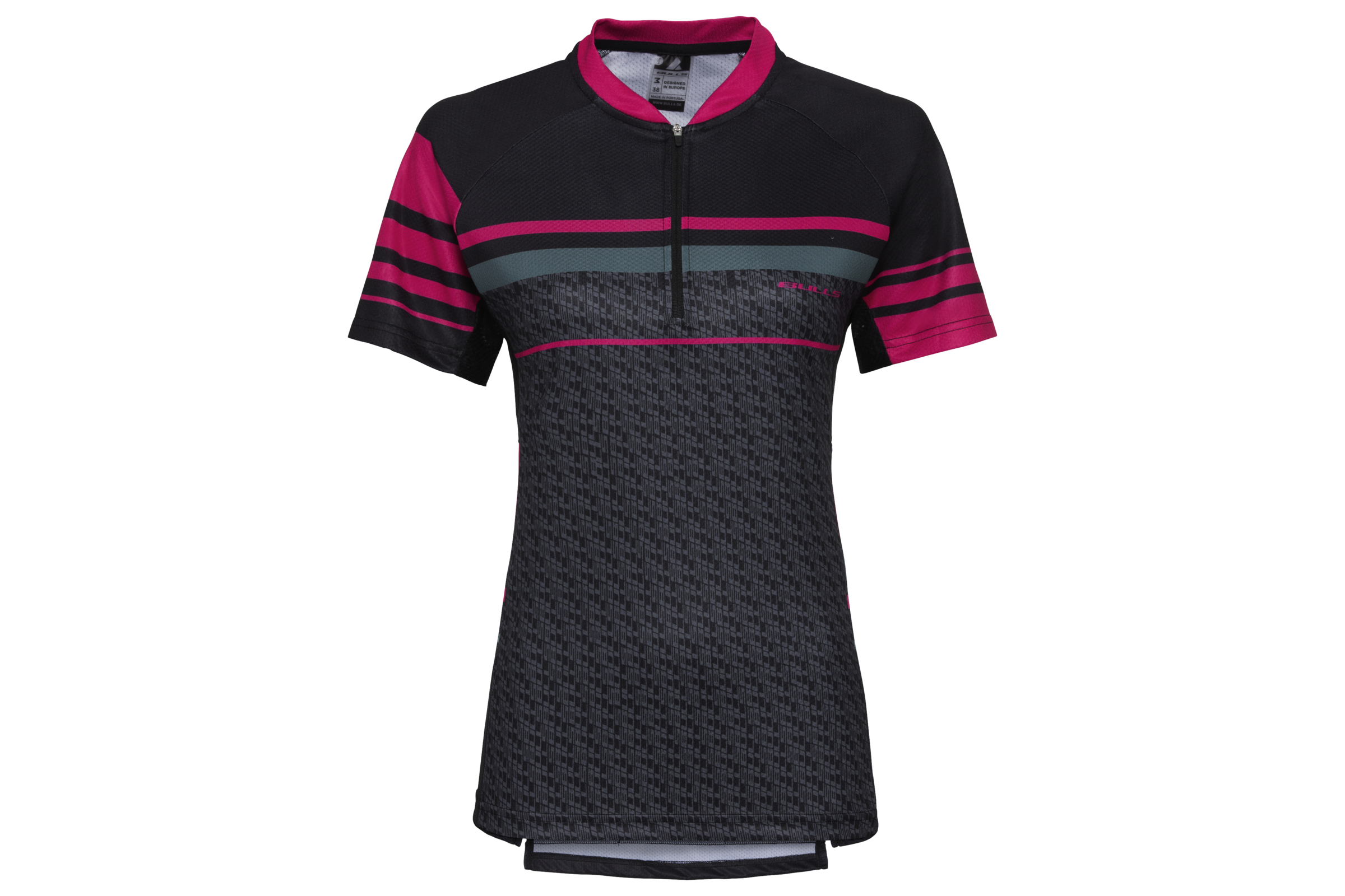 Bulls - Monta Herren Trikot kurzarm schwarz/pink