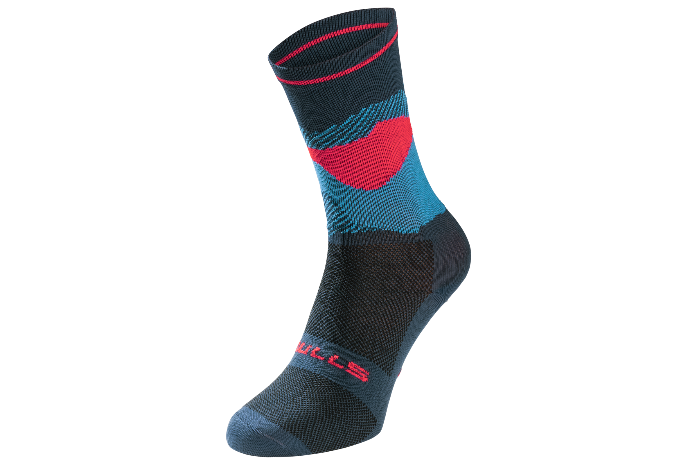 Bulls - MLRCA Socken kurz schwarz/peach/blau